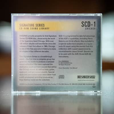 Ensoniq ASR-10 TS SCD-1 Chicago Signature Series CD-ROM Sample Library image 2