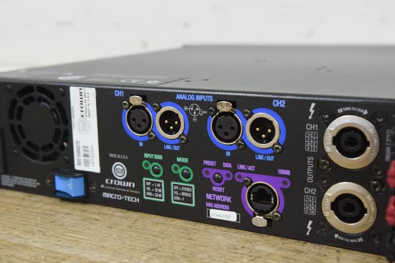 Crown Macro-Tech 5000i 2-Channel Power Amplifier (church owned