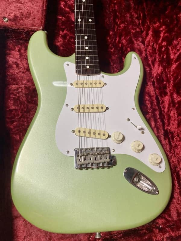 Bill’s Brothers ST Type Surf Green Made in Japan Electric Guitar Used image 1