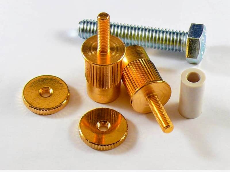 Faber 3160-2 E-Sert™ “German Bell Brass,” Gloss Gold conversion bushings, For EPIPHONE, TOKAI, IBANEZ and other imports image 1