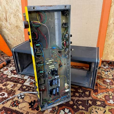 Vintage 1970s Carlsbro 100 Top *Partridge Transformers* Guitar Amplifier Head image 15