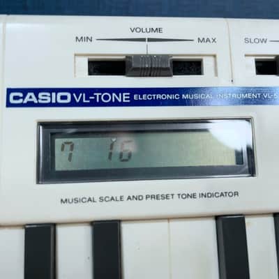 [Excellent] Casio VL-5 VL-Tone 37-Key Synthesizer Keyboard - White image 2