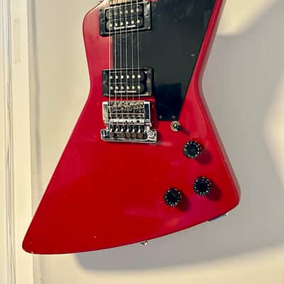 Gibson USA Explorer 1984 with factory Kahler Tremolo Bridge - Ferrari Red image 3