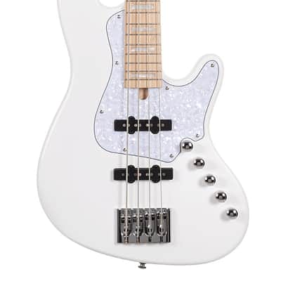 Cort Elrick New Jazz Standard NJS 4, 4-String Bass, White, Video Demo! image 2