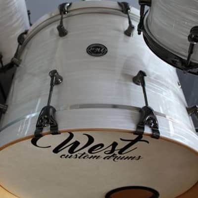 West Custom Drums Drum Kit 10" 14" 20"  Erable image 3