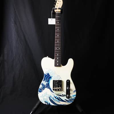 *NEW IN BOX* Fender Japan Art Canvas Esquire "The Great Wave Off Kanagawa" Hokusai - Limited Edition Fender Flagship Tokyo image 4