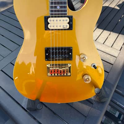 Fender Special Edition Custom Telecaster FMT HH Amber Solid Body - Goldtop 2022 - Goldtop image 2