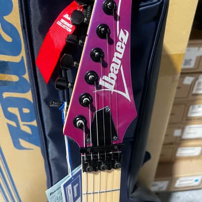 Ibanez Genesis Collection RG550 Electric Guitar - Purple Neon w/ Gig Bag image 4