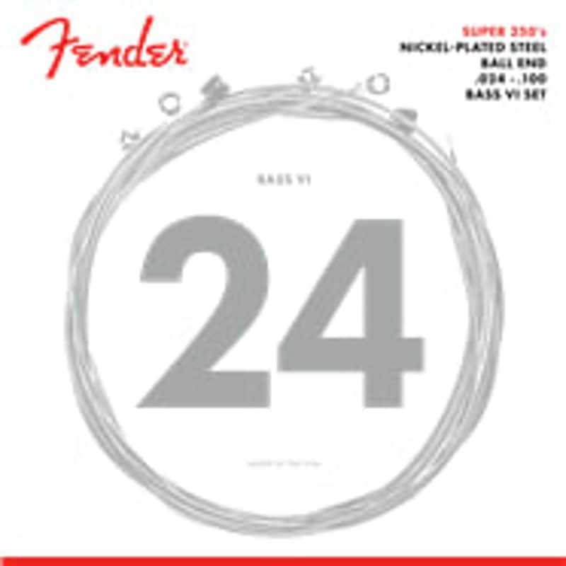 Fender Super 250 Bass VI Strings Nickel Plated Steel Ball End image 1