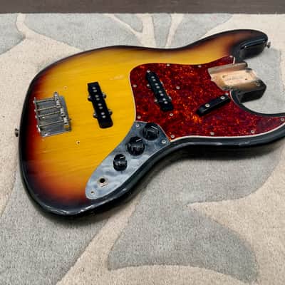 Vintage 1971 Fender Jazz Bass loaded body 1970s Original image 6