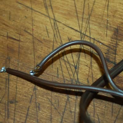 Used Original Vintage RARE Fender Tweed Deluxe Power cord 2 prong image 3