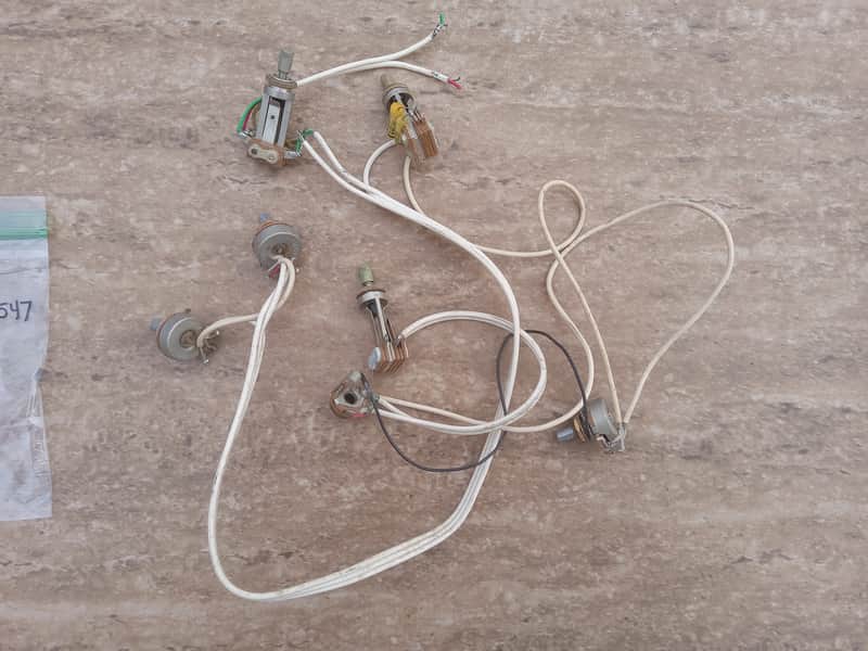 Vintage 1966 Gretsch Viking Electric Guitar Wiring Harness! CTS Pots, Switches, Jack! image 1