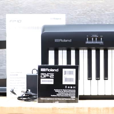 Roland FP-10 Digital Piano Black Compact Cabinet 88-Key Hammer-Action Keyboard image 6