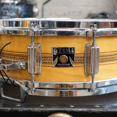 Tama AW455 Superstar Mastercraft Artwood Birch 5x14" Snare Drum with Inlay 1980