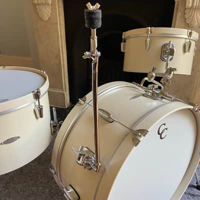 C&C Super Flyer Drum Set (13/16/22 in Antique White) image 3