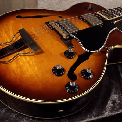 Greco FA80 ES-175 Replica by fujigen 1990 - Figured Top- Ex cond w/Hard Case image 10