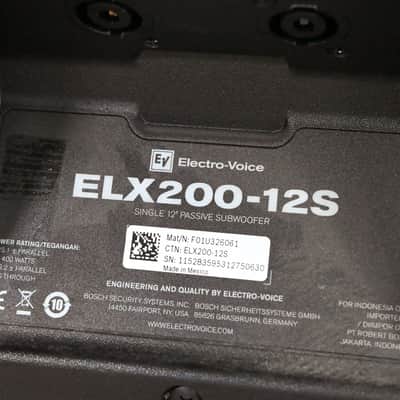 Electro-Voice (EV) ELX200-12S 12" 1600W Passive Subwoofer CG011LP image 6