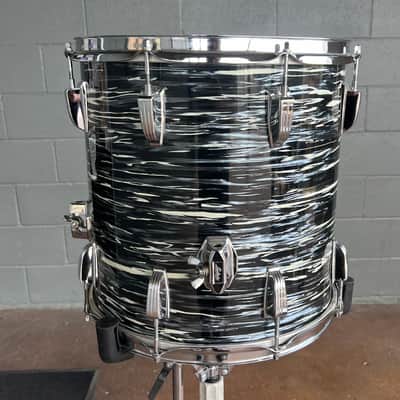 Vintage RARE Ringo 60's Ludwig Classic Maple 14x14" Floor Tom in Black Oyster image 4