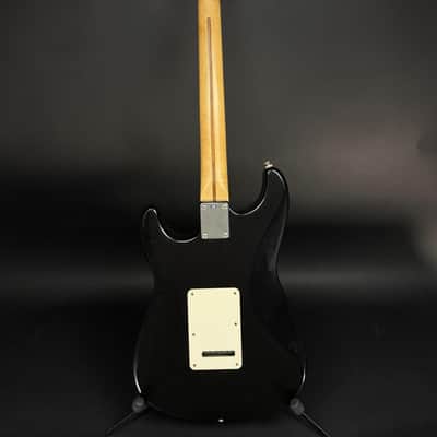 1998 Squier Fat Strat Maple Neck - Black image 6