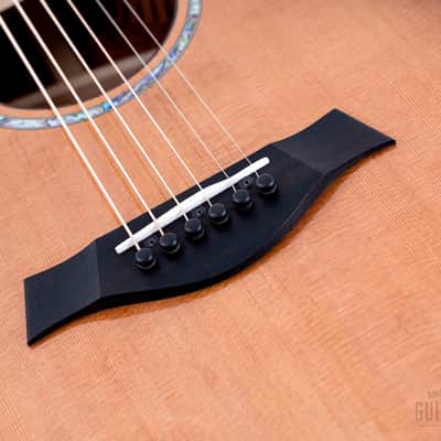 2024 Taylor Custom Grand Auditorium Acoustic Electric Guitar Western Red Cedar + Indian Rosewood image 9