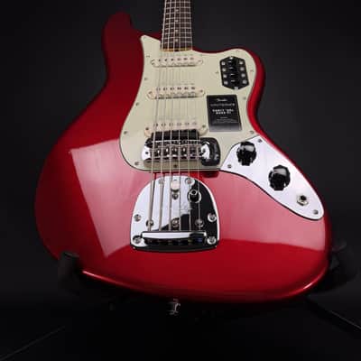 Fender Vintera III Early '60s Bass VI - Candy Apple Red image 3