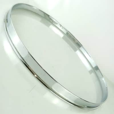 Leedy&Ludwig 13"COB Single-Flange Rack Tom Drum Batter Rim/Hoop Chrome-Brass 50s image 2