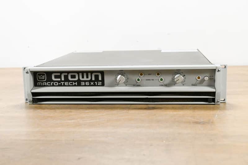 Crown Macro-Tech 36x12 2-Channel Power Amplifier CG015TU image 1