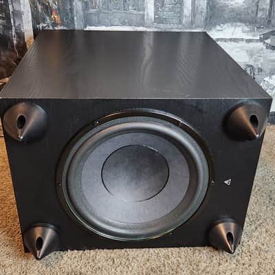 Onkyo Onkyo SKW-560  powered, down-firing home theater subwoofer 90s  - Black image 7
