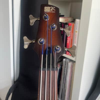 Ibanez SRF700-BBF Bass Workshop Fretless Soundgear 2014 - Present - Brown Burst Flat image 7