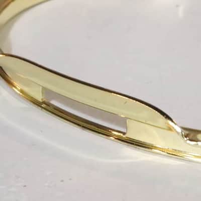 World Max 14" Brass Plated Steel Snare Side hoop 8 lug #2 image 13