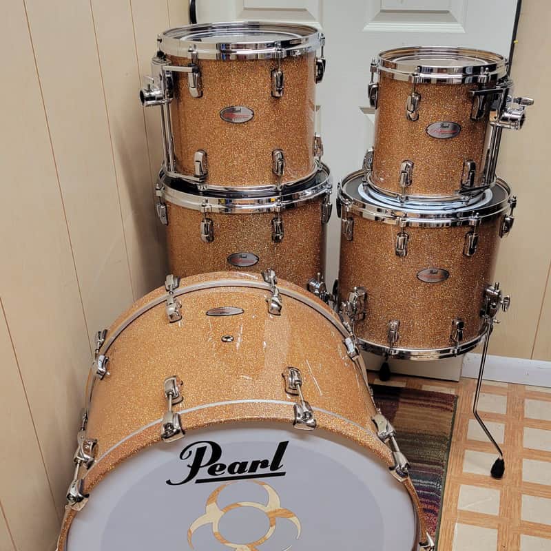 Pearl Reference Series 5pc Shell Pack RF C/192 Copperfire Sparkle, 10x10 / 13x11 / 15x13 / 16x14 / 24x18 image 1