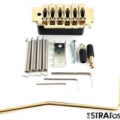 *NEW Wilkinson 2 Point TREMOLO for Fender Stratocaster Knife Gold WVS50K-GD image 1