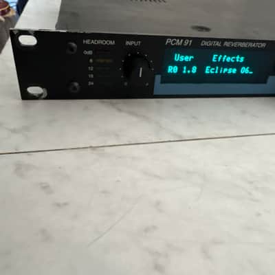Lexicon PCM 91 Digital Reverberator 1990s - Black image 2