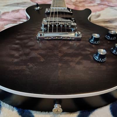 Gibson Mark Morton Signature Les Paul Modern Quilt 2026 - Translucent Ebony Burst Satin image 5