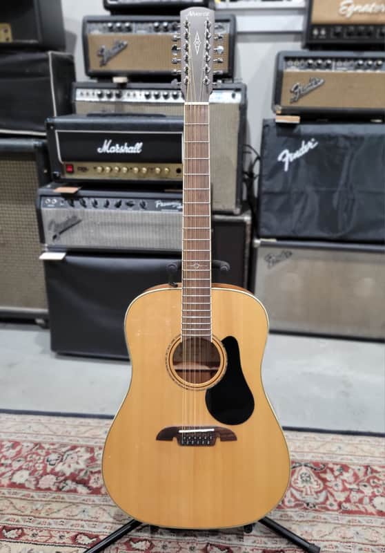 Alvarez AD60-12 12-String Dreadnought Acoustic Guitar W/ Case - Natural (C016-39) image 1