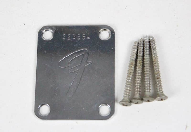 1971 Fender Precision Bass NeckPlate Jazz Bass/Precision/Jazzmaster/Telecaster Neck Plate USA 1970s Early-CBS image 1