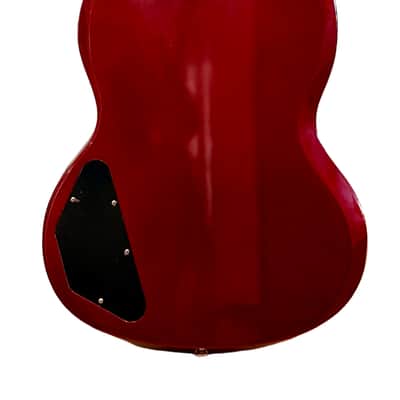 Epiphone SG  with Brand new Gibson case a Gibson P-90 neck Seymour Duncan Hot P90 Bridge 2025 with GIBSON HARD CASE - Cherry Red image 2