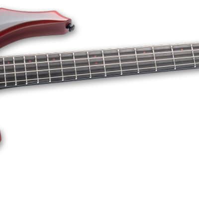 LTD Fred Leclercq FL-4 - Black Red Burst Satin (LFL4BLKREDBS) image 3