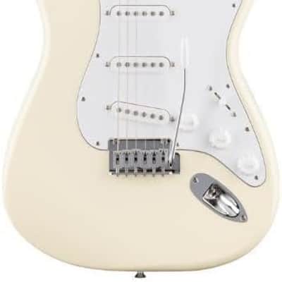 Fender Standard Stratocaster Electric Guitar - Olympic White image 1