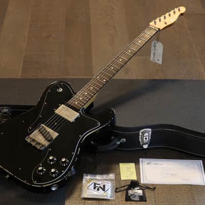 2021 K-Line Truxton '72 Swamp Ash Electric Guitar Factory Relic Black + COA OHSC image 1