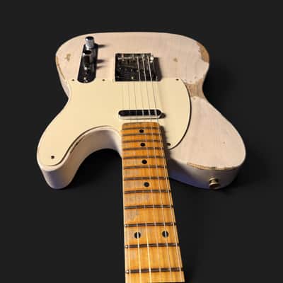 Fender Custom Shop '57 Telecaster Heavy Relic - Lightweight Ash - Josefina HW - 3,25kg 2022 - White Blonde image 12