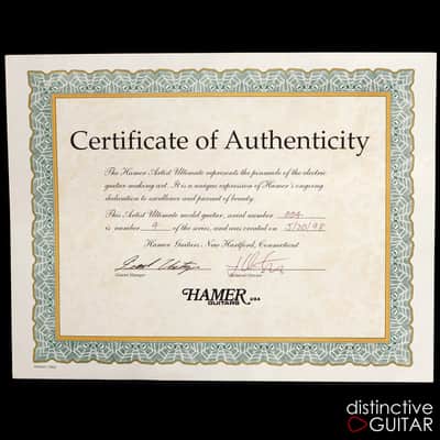 Hamer Artist Ultimate - Highly Collectible & Rare! - Duncan PAFs - Cognac image 13