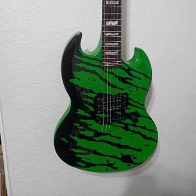 *RARE* ESP LTD Viper 2015 "Slimer" Tony Perry PTV Pierce The Veil Signature Electric Guitar -- Limited Edition Sam Ash Exclusive image 1
