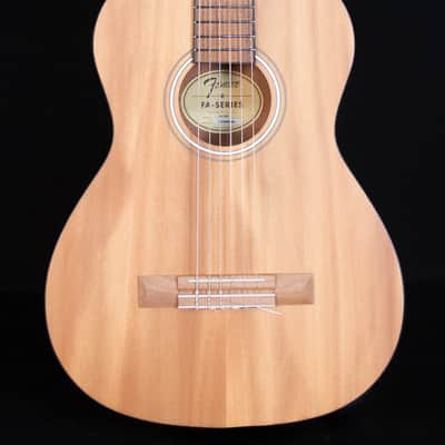 Fender FA-15N 3/4 Scale Nylon String with Gig Bag, Natural image 1
