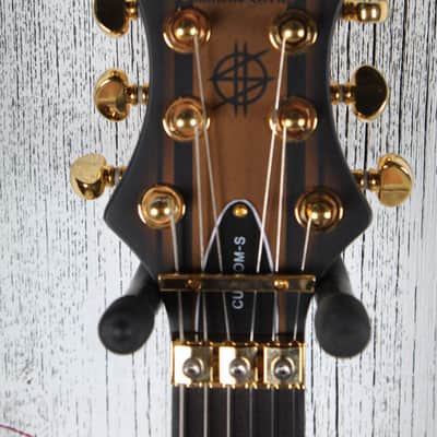 Schecter Synyster Gates Custom-S Electric Guitar Satin Gold Burst Finish image 11
