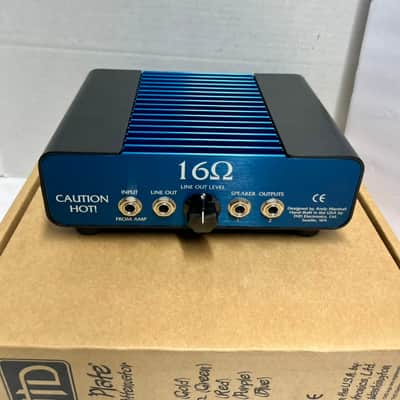 THD Hot Plate Power Reactive Attenuator 16 Ohm Blue Volume Control Load Box Amp Power Soak with Manual and Original Box image 5