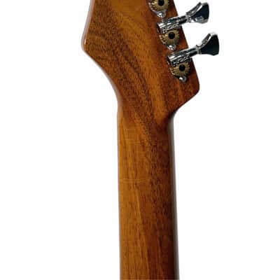 Fiam Mirari 2022 Aged Pinecrest Green over Gold ‘by past Ronin luthier Izzy Lugo’ OG Redwood body NEW (Authorized Dealer) image 11