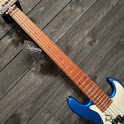 Sadowsky 2023 SMX MetroExpress Hybrid PJ 5-String Blue Electric Bass Guitar image 11