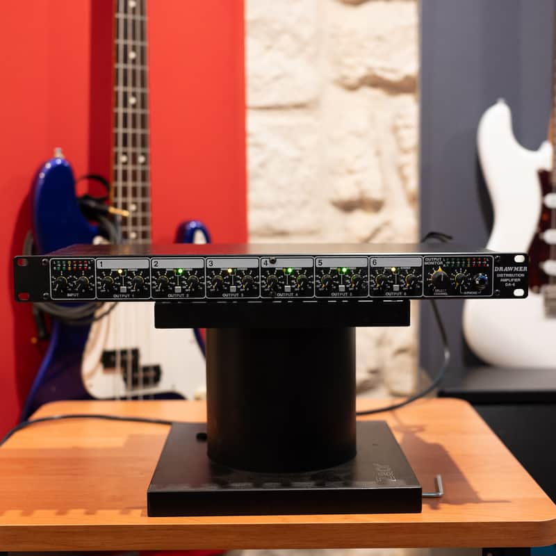 2018 Drawmer DA6 Distribution Amplifier Black