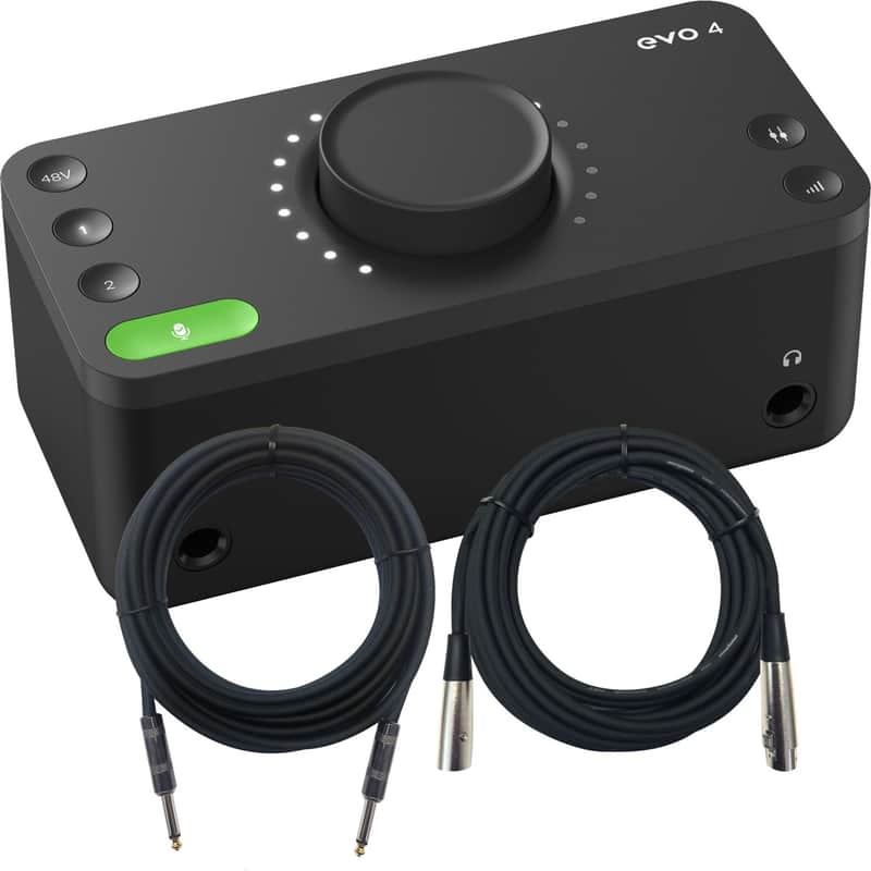 Audient Evo 4 2in/2out USB-C Audio Interface CABLE KIT image 1